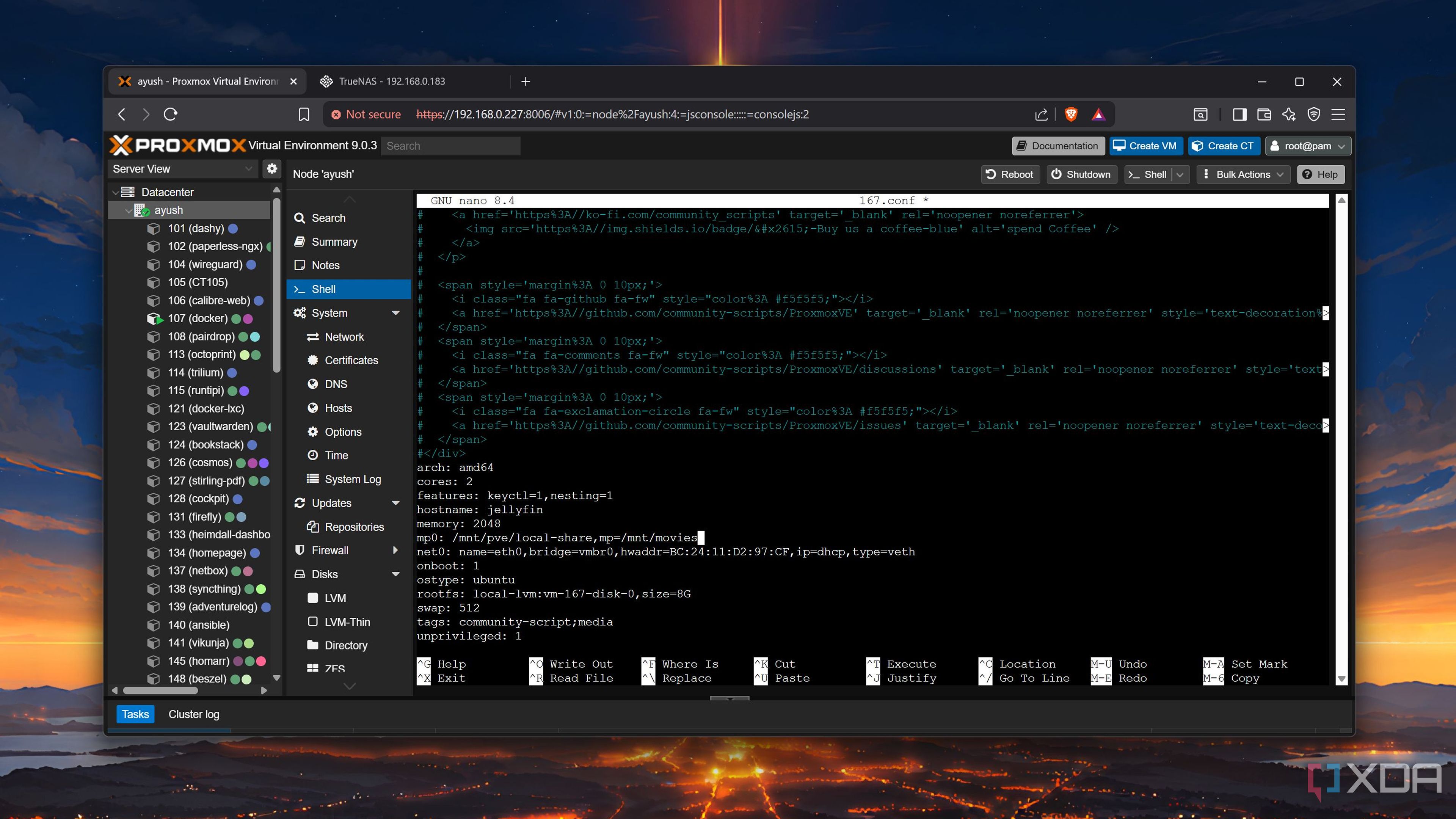 Be careful when using privileged LXCs on Proxmox