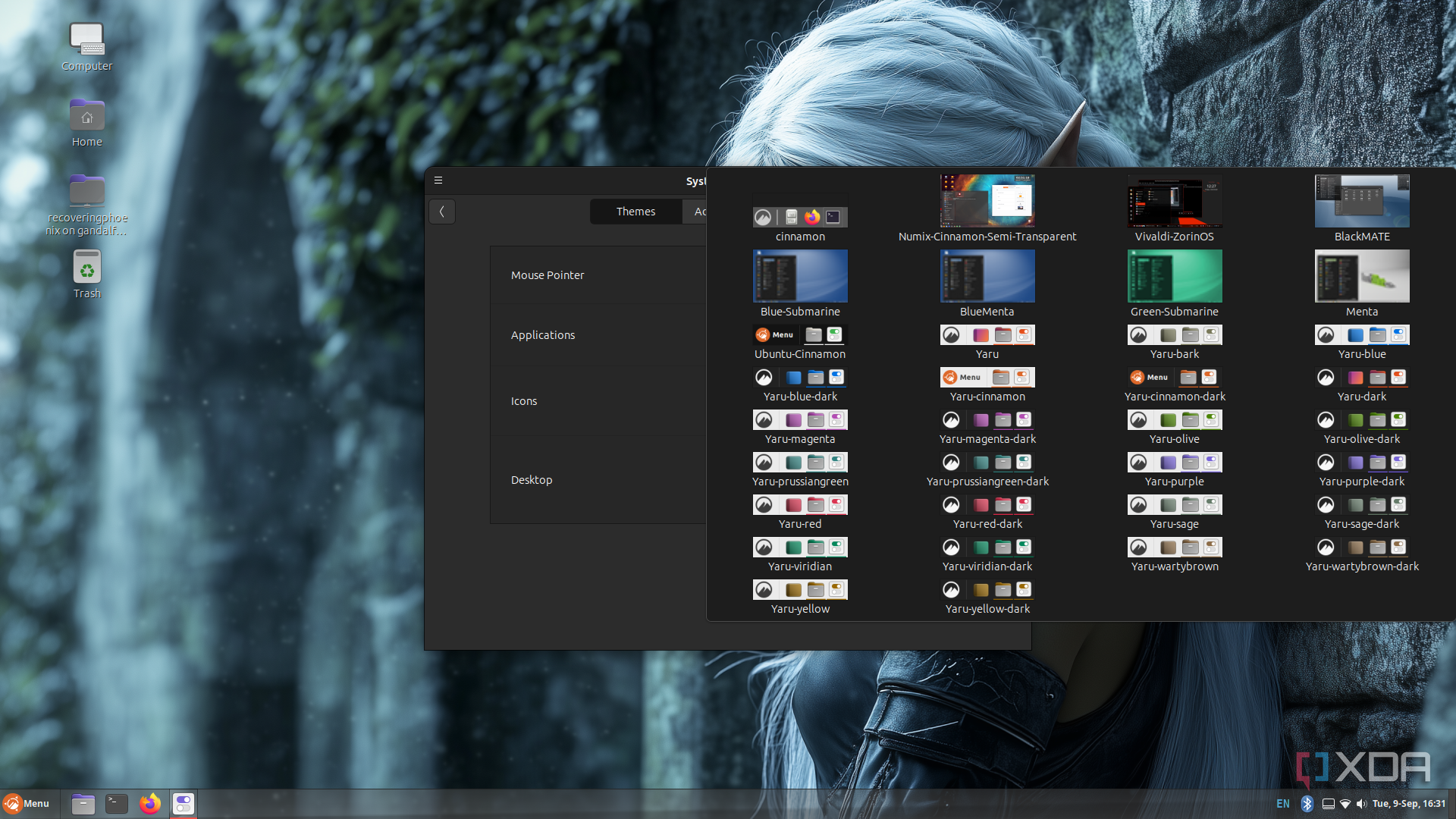 Ubuntu Cinnamon themes