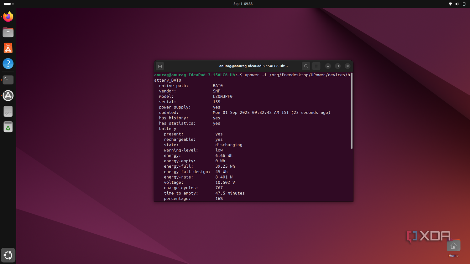Terminal in Ubuntu