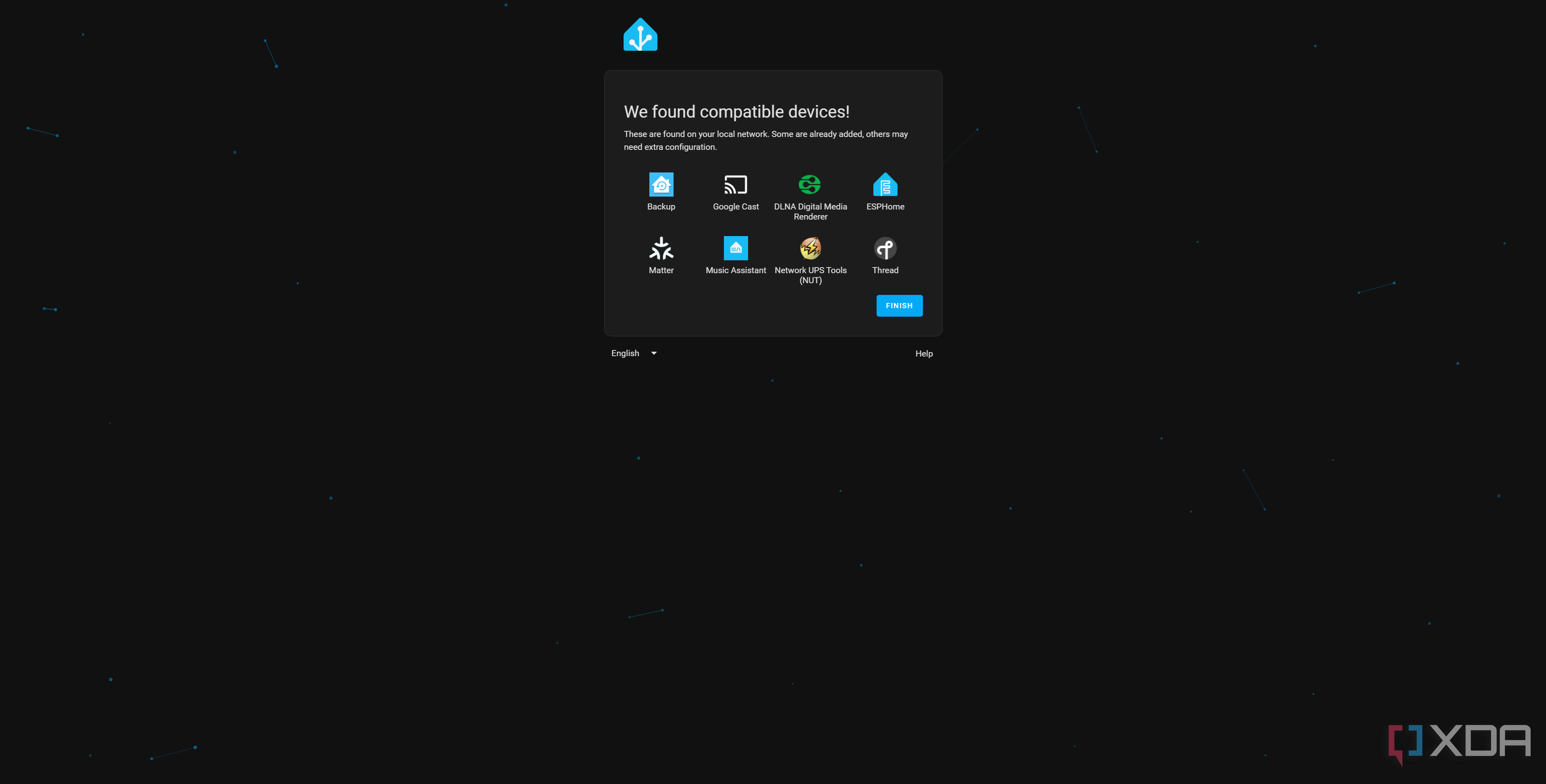 Ugreen DH4300 Plus with Home Assistant running in setup mode