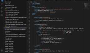 VSCodium HTML code