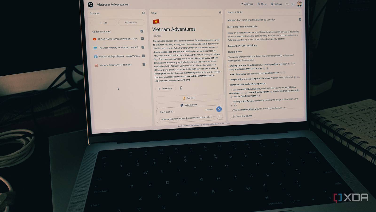 I’m using NotebookLM to plan my next big trip, and it’s better than a travel agent