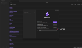 Viewing Obsidian vault settings