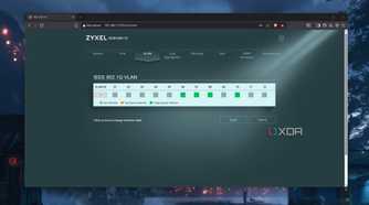 The VLAN interface in Zyxel's web UI
