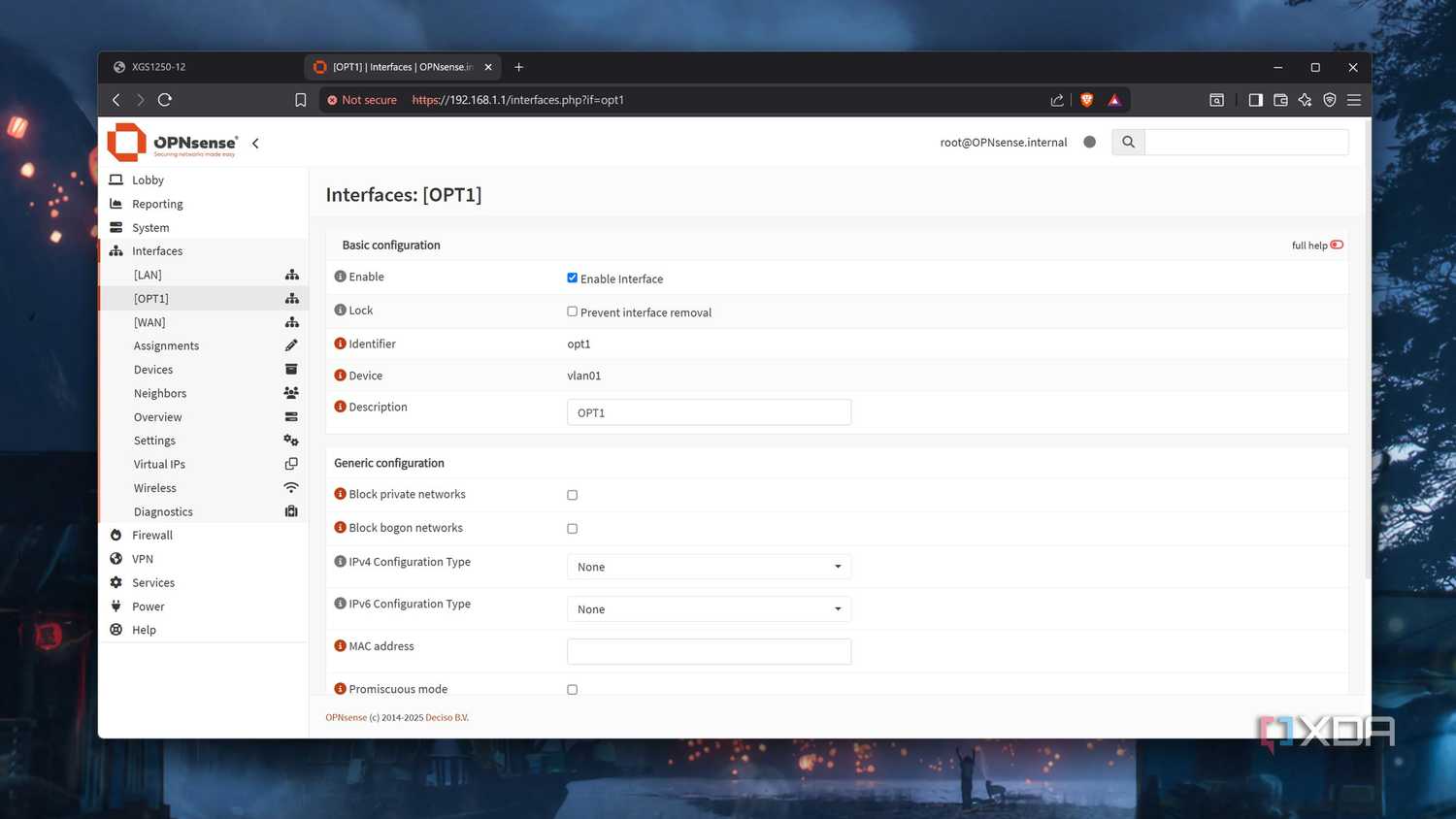 Configuring VLANs in OPNsense