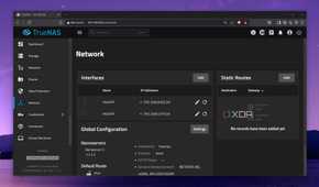Two networks in TrueNAS