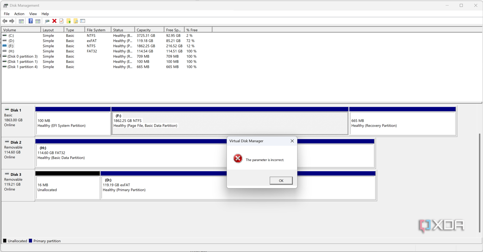 Trying to change the drive letter on an NVMe SSD to drive letter A