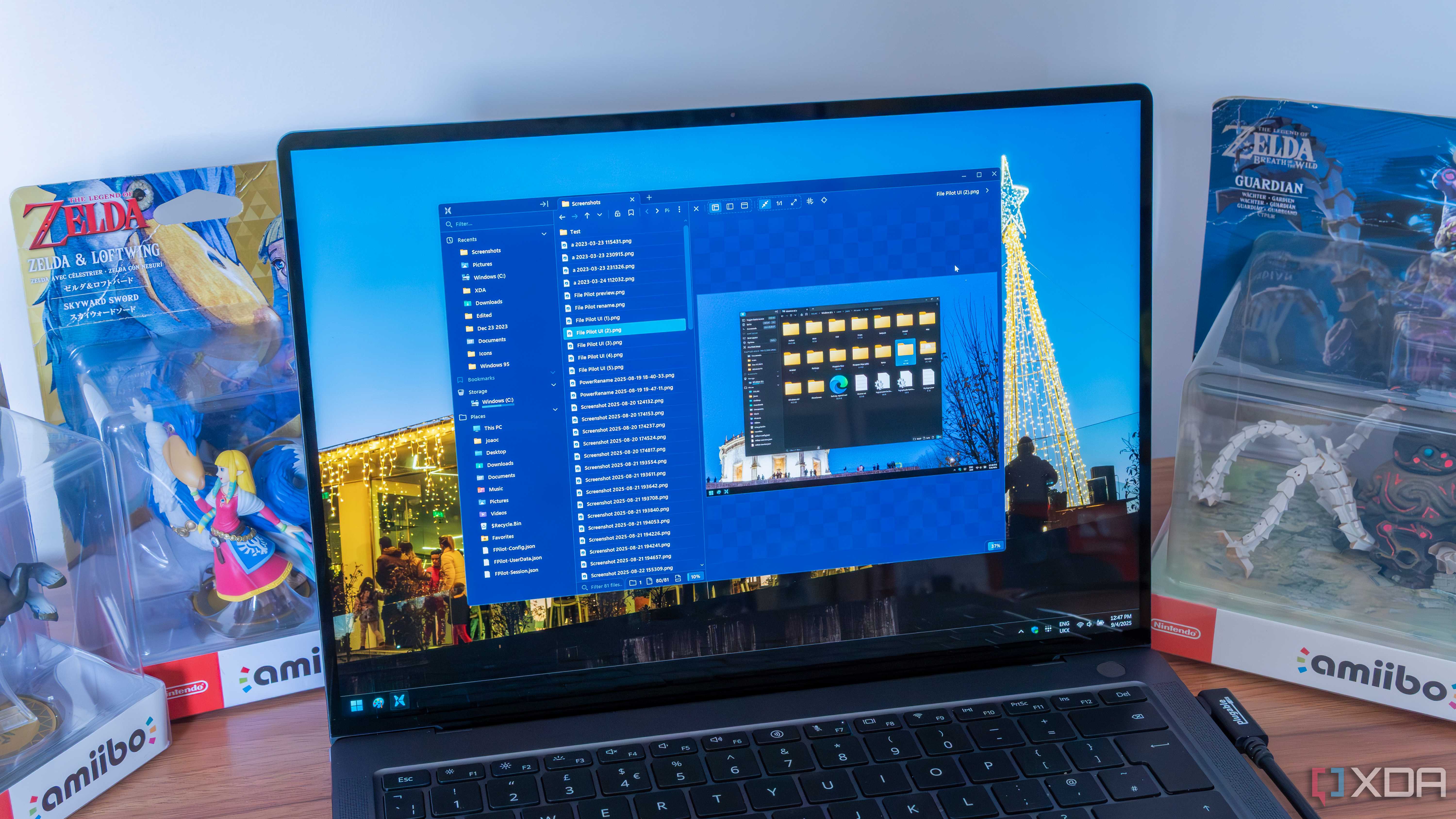 A Windows 11 laptop running File Pilot