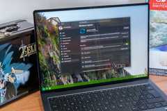 A Windows 11 laptop showing the Windows Update page in the Settings app