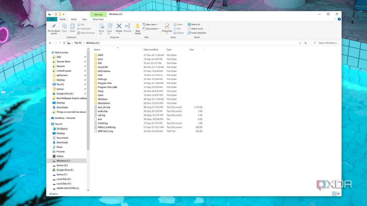 Screenshot of Windows text rendering using MacType