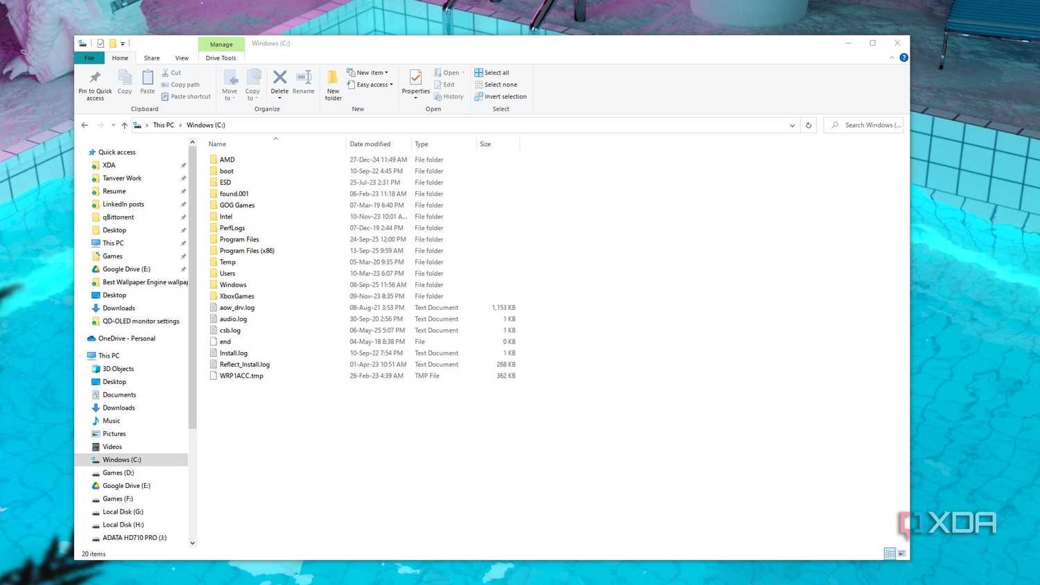 Screenshot of Windows text rendering using MacType