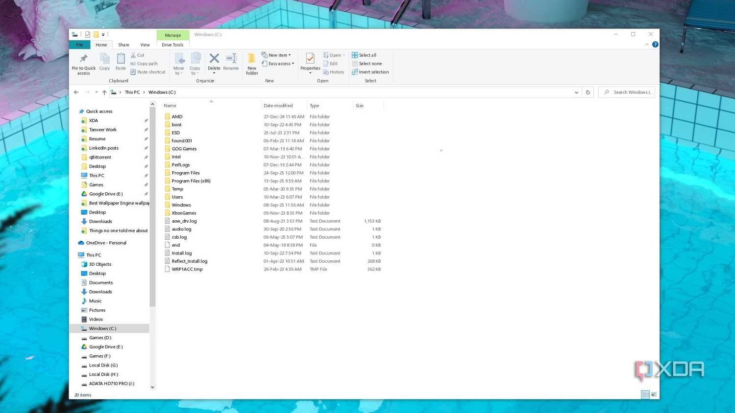 Screenshot of Windows text rendering using MacType