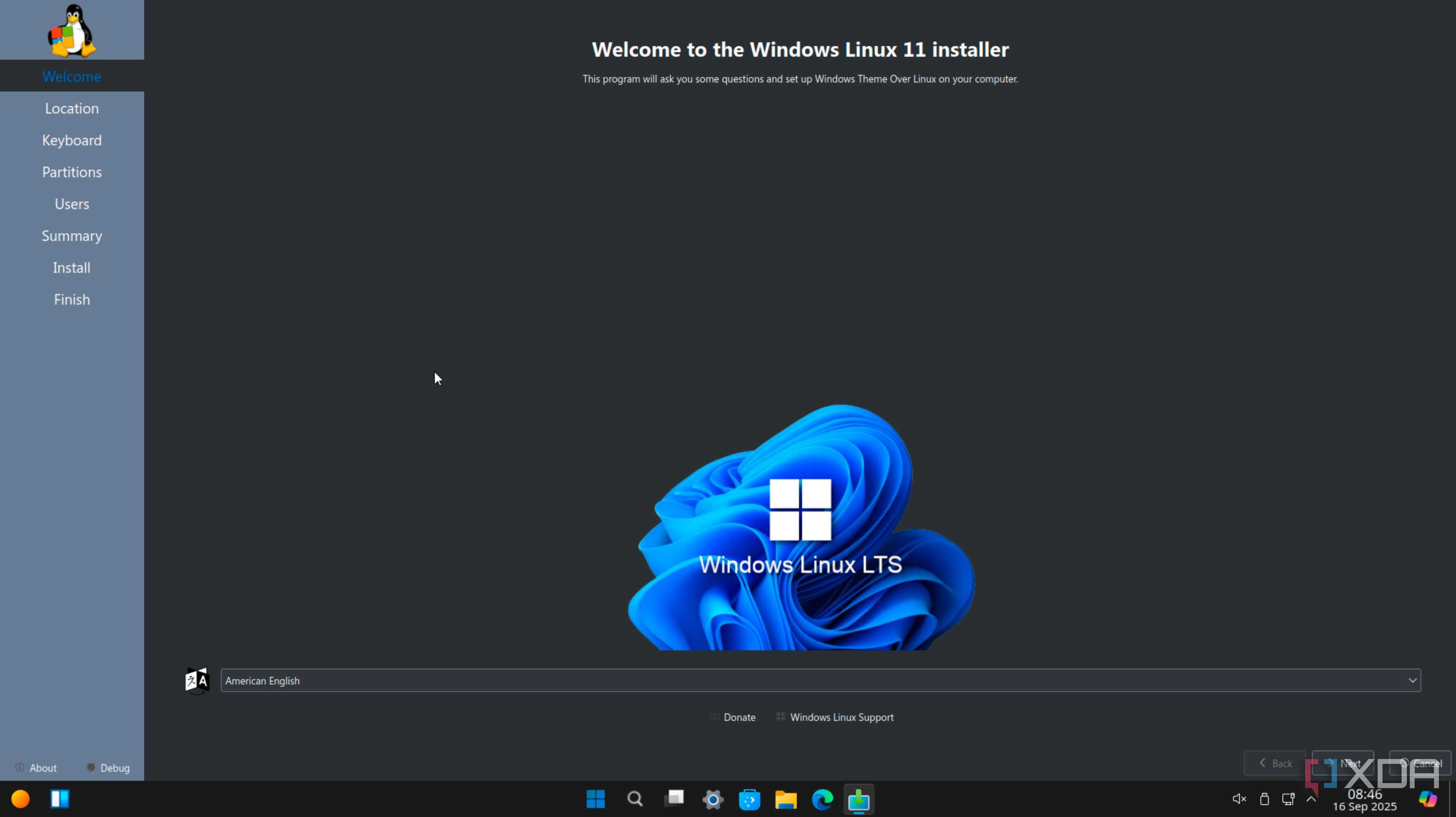 Winux installer