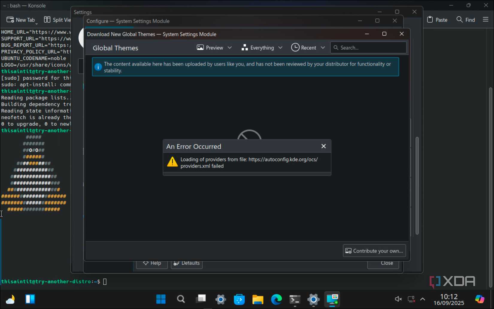 Winux KDE themes
