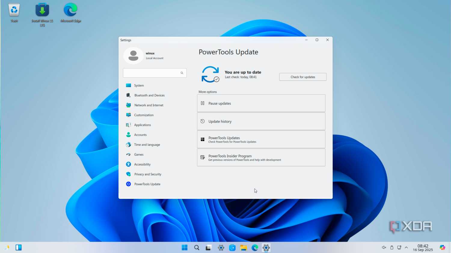 Winux PowerTools update