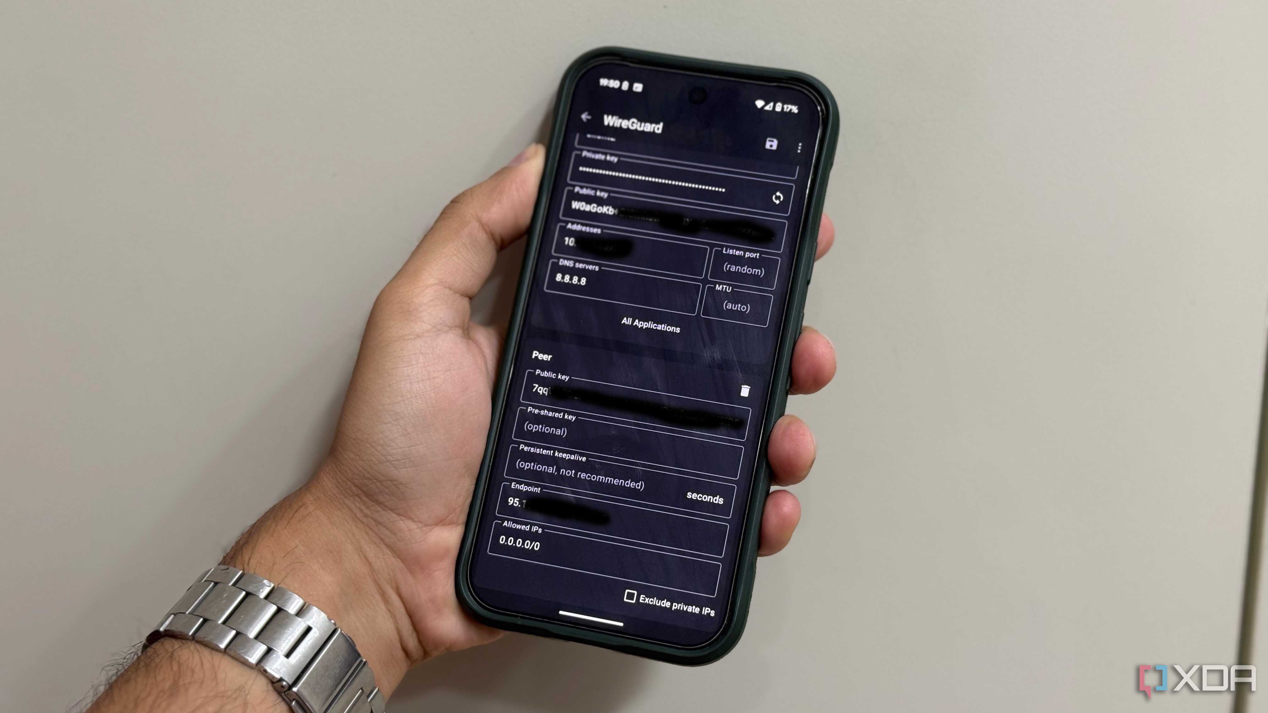 wireguard android configuration