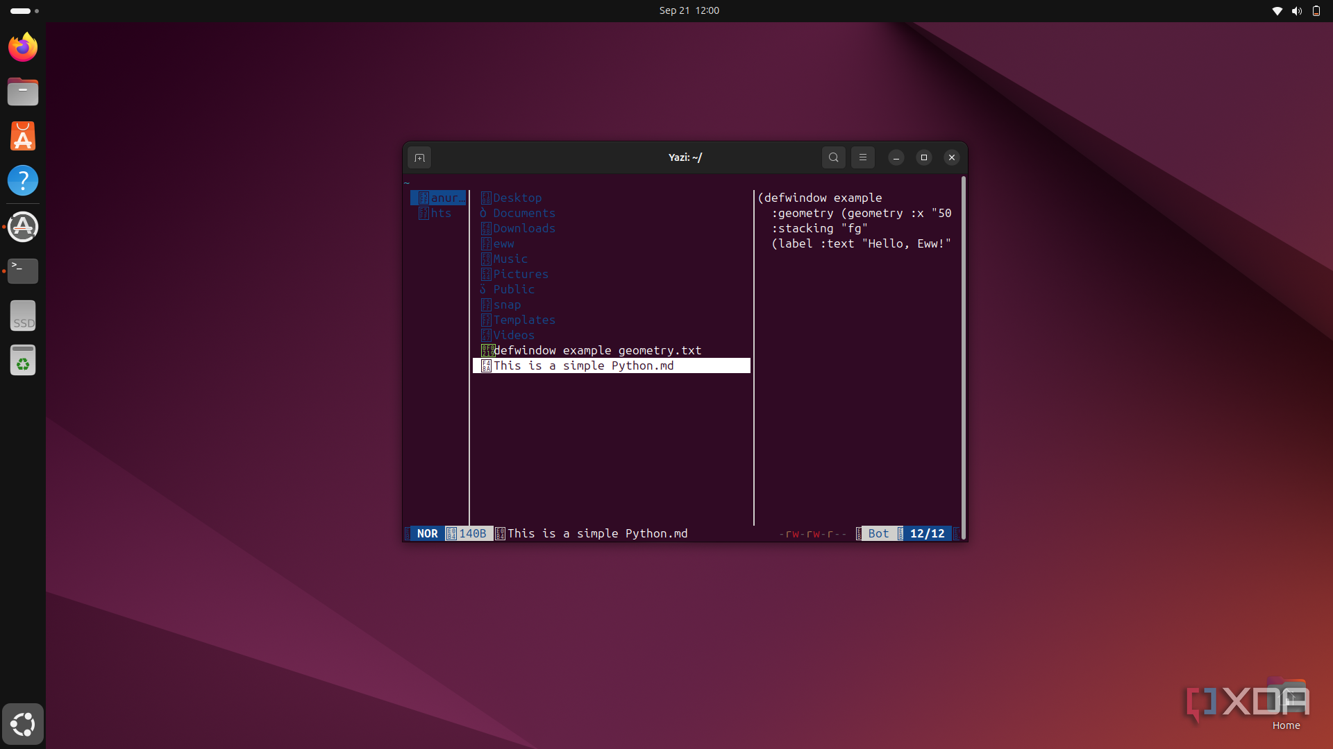 This free and fast File Manager is the best I've used on Linux