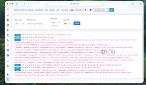 Checking logs in the zigbee2mqtt interface in Home Assistant