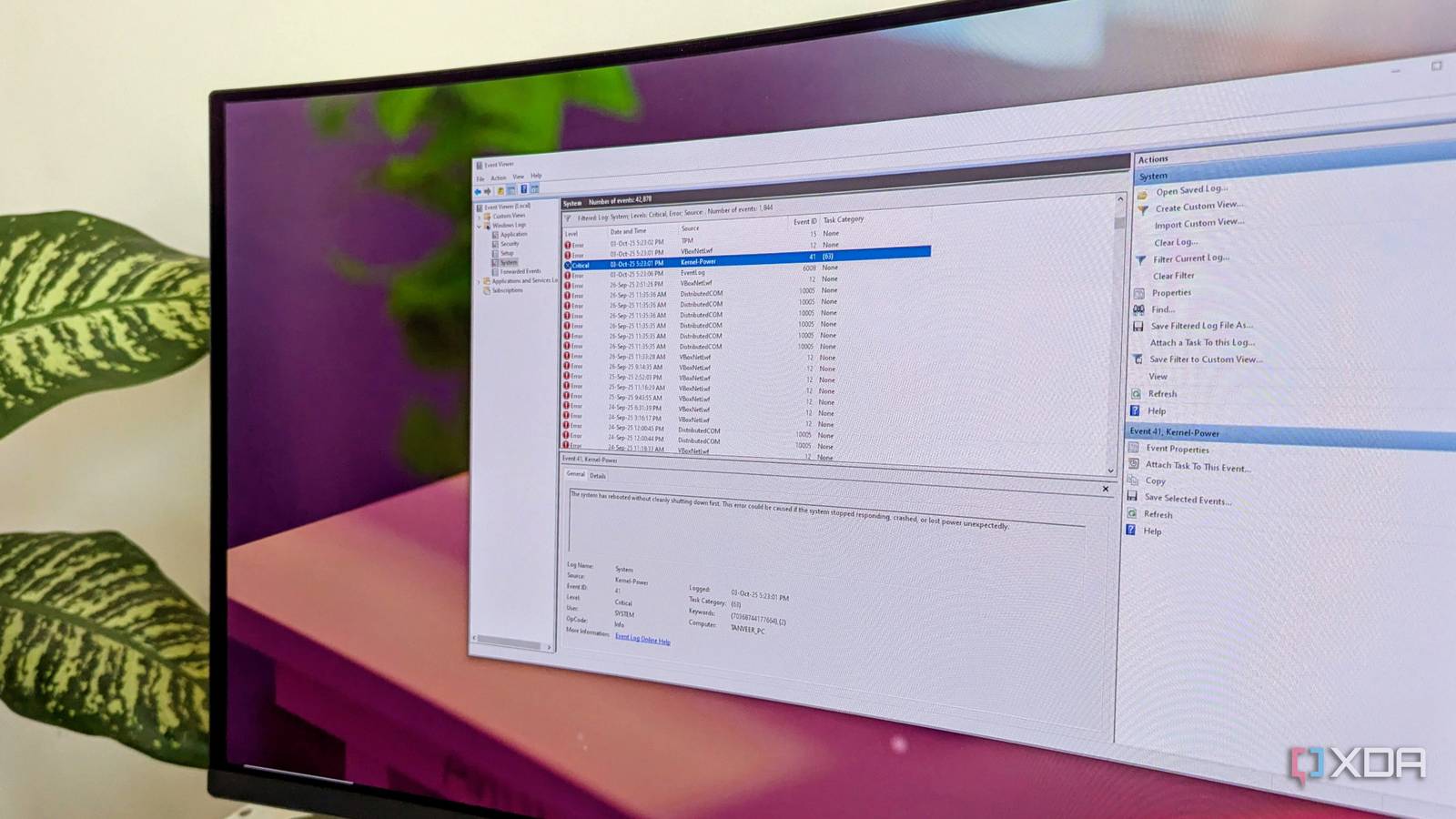 Windows event logs are still the most powerful diagnostic tool on your PC