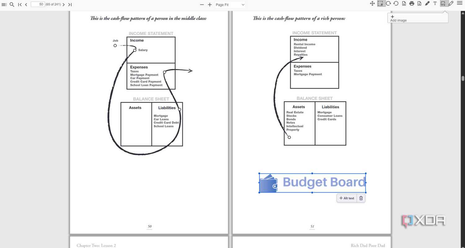 Add image in BookLore while reading