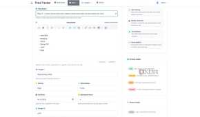 Create new task in Time Tracker