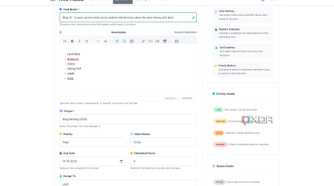 Create new task in Time Tracker