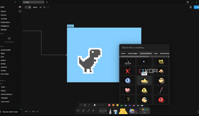 Adding illustrations in AFFiNE's Edgeless mode