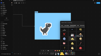 Adding illustrations in AFFiNE's Edgeless mode
