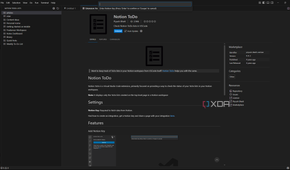 Adding key for Notion ToDo extension in VSCode