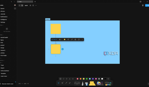 Adding shapes to frame in AFFiNE's Edgeless mode