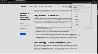 Adding web page to NotebookLM via NotebookLM Web Importer