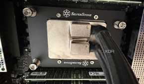 silverstone technology XE360-TR5 360mm installed on threadripper cpu