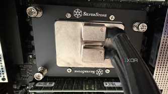 silverstone technology XE360-TR5 360mm installed on threadripper cpu