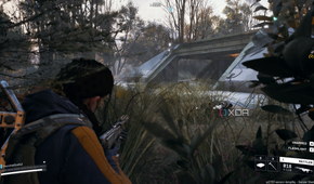 Sitting near an extraction elevator in Arc Raiders.