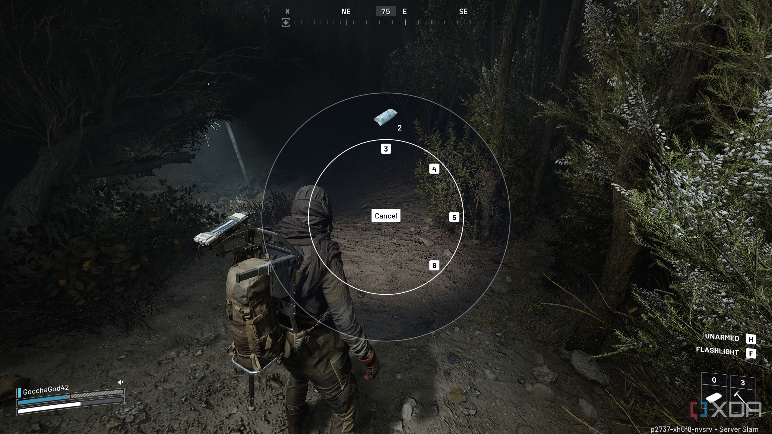 Quick use wheel in Arc Raiders.