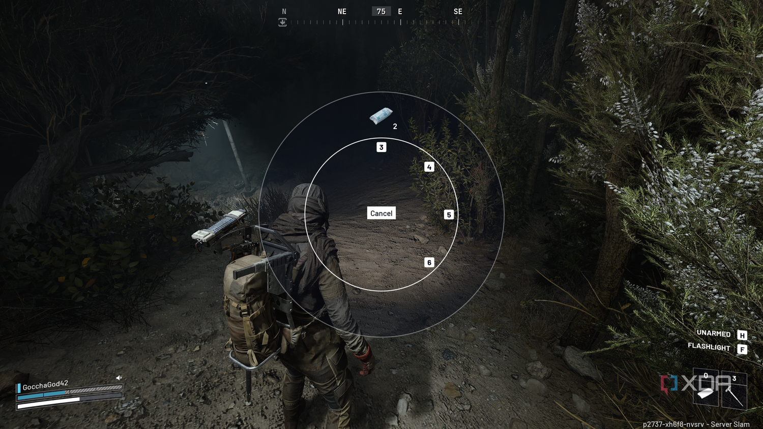 Quick use wheel in Arc Raiders.
