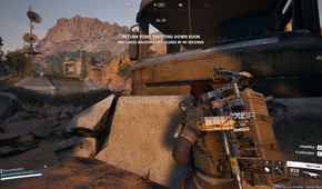 Taking cover in Arc Raiders.