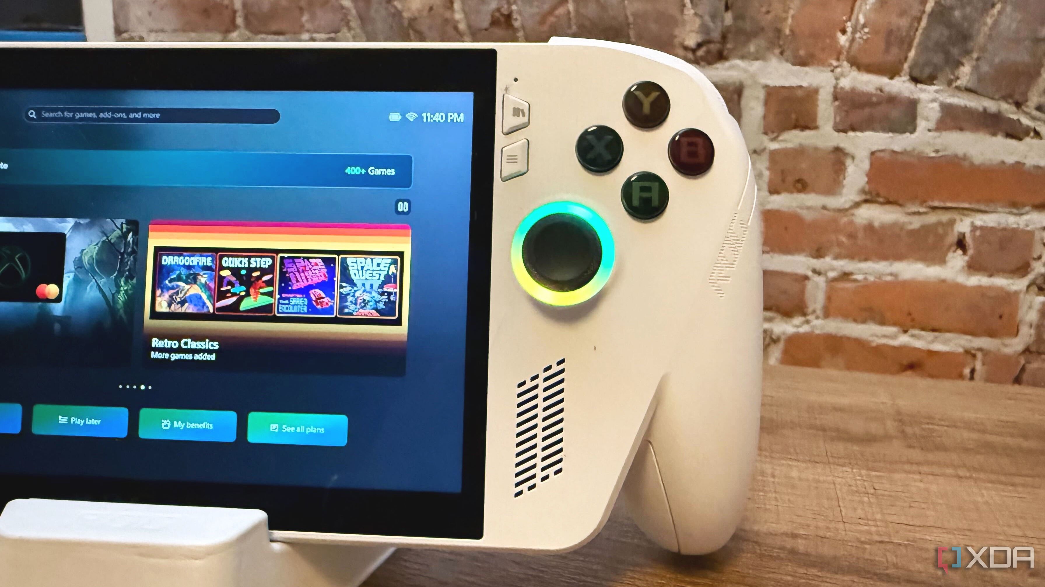 Asus ROG Xbox Ally has the classic Xbox buttons.