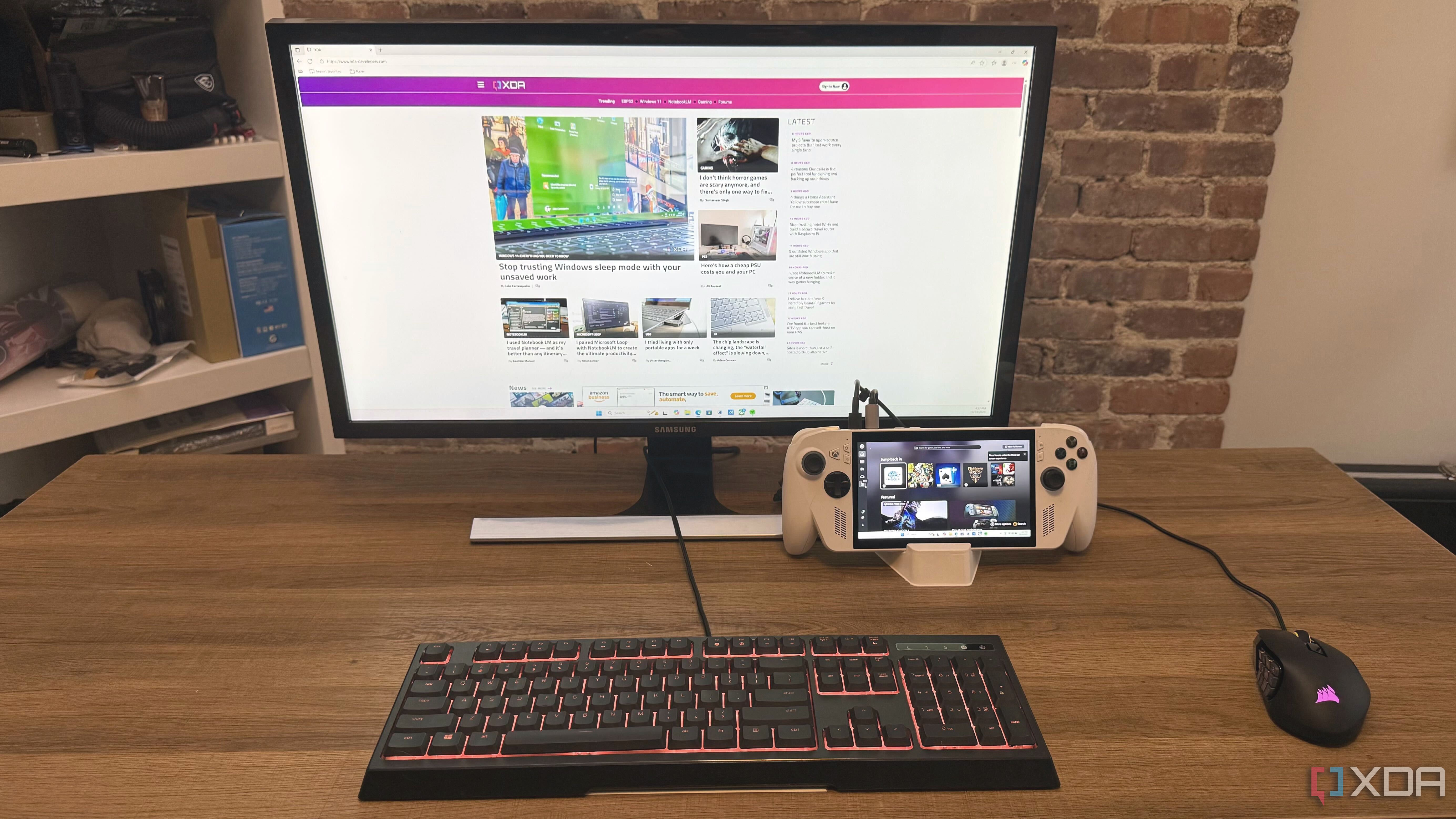 I turned ROG Xbox Ally into a full-fledged desktop, and it's better ...