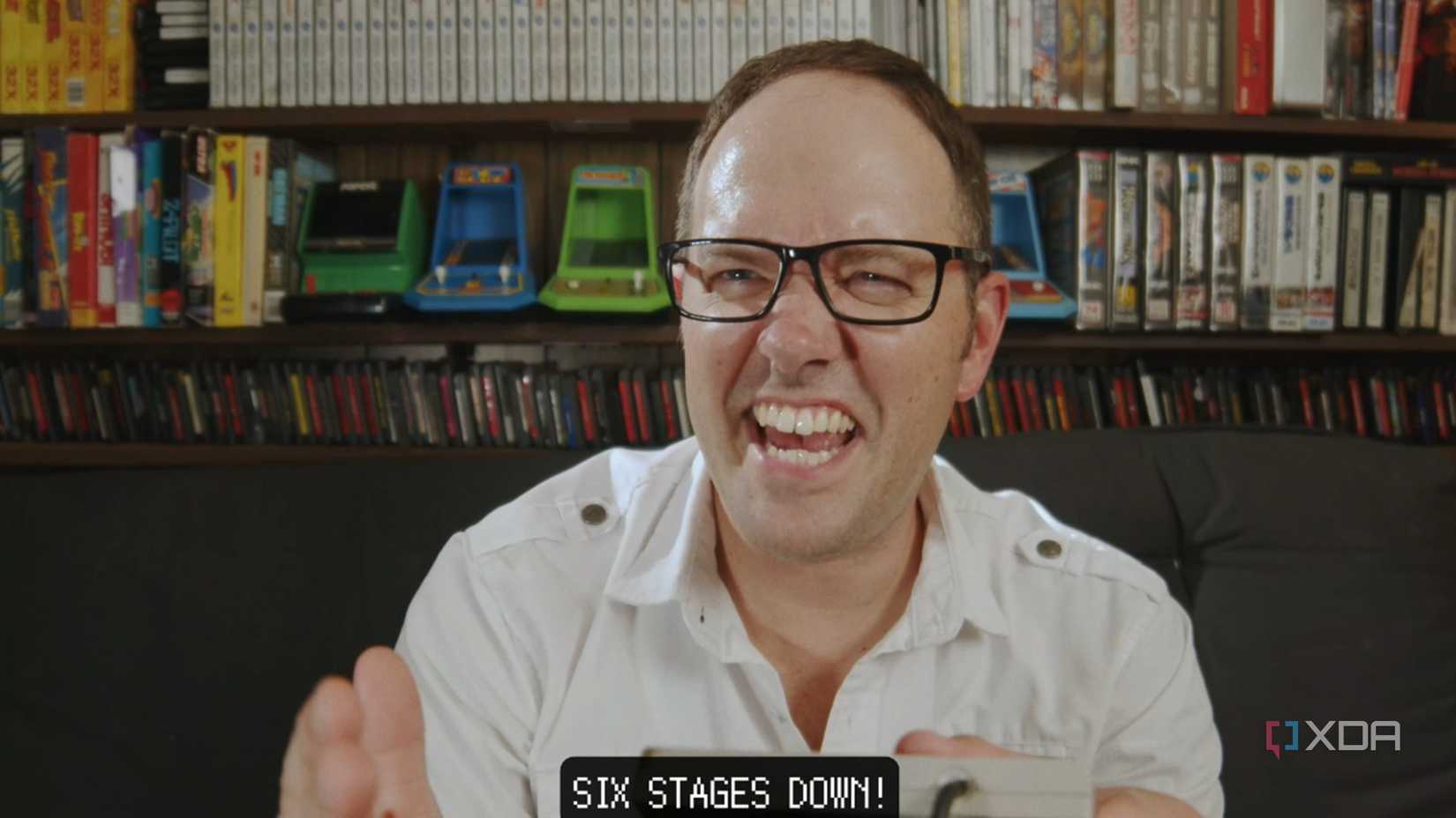 I get frustrated playing Angry Video Game Nerd 8-Bit, but that's the point