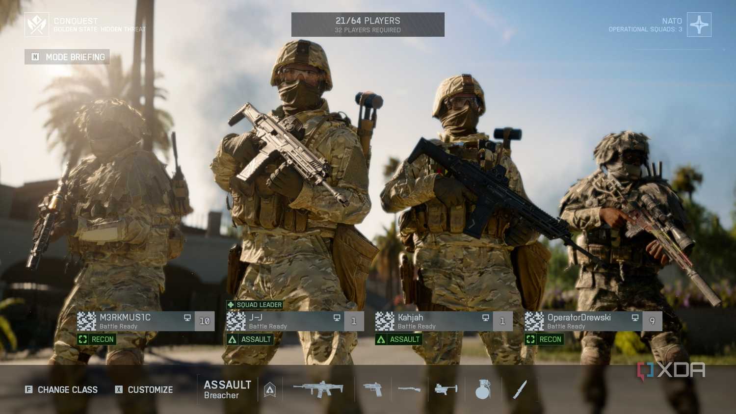 A screenshot of gameplay in the Season 1 content of Battlefield 6