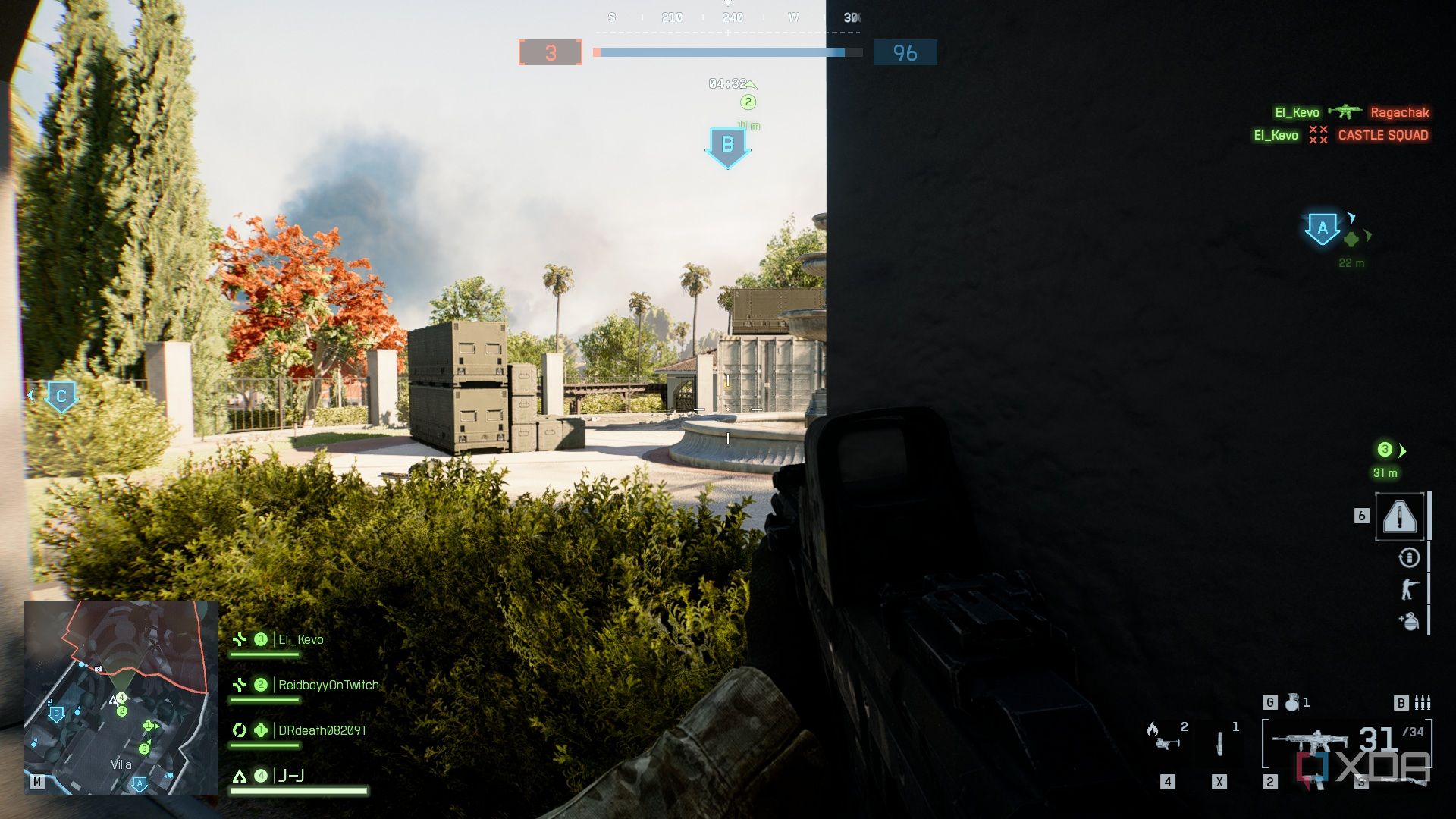A screenshot of Sabotage gameplay in the Season 1 content of Battlefield 6