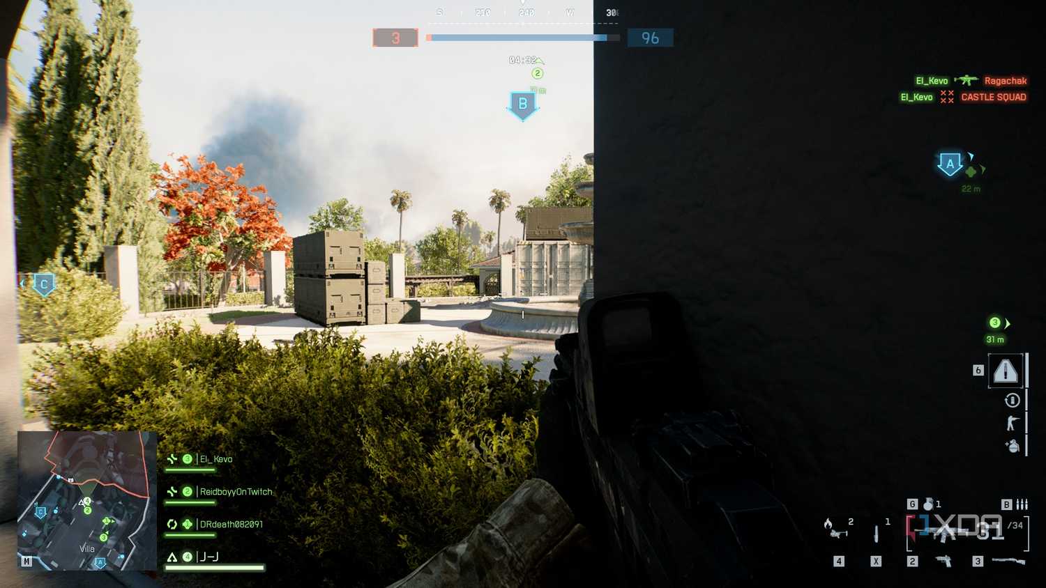A screenshot of Sabotage gameplay in the Season 1 content of Battlefield 6
