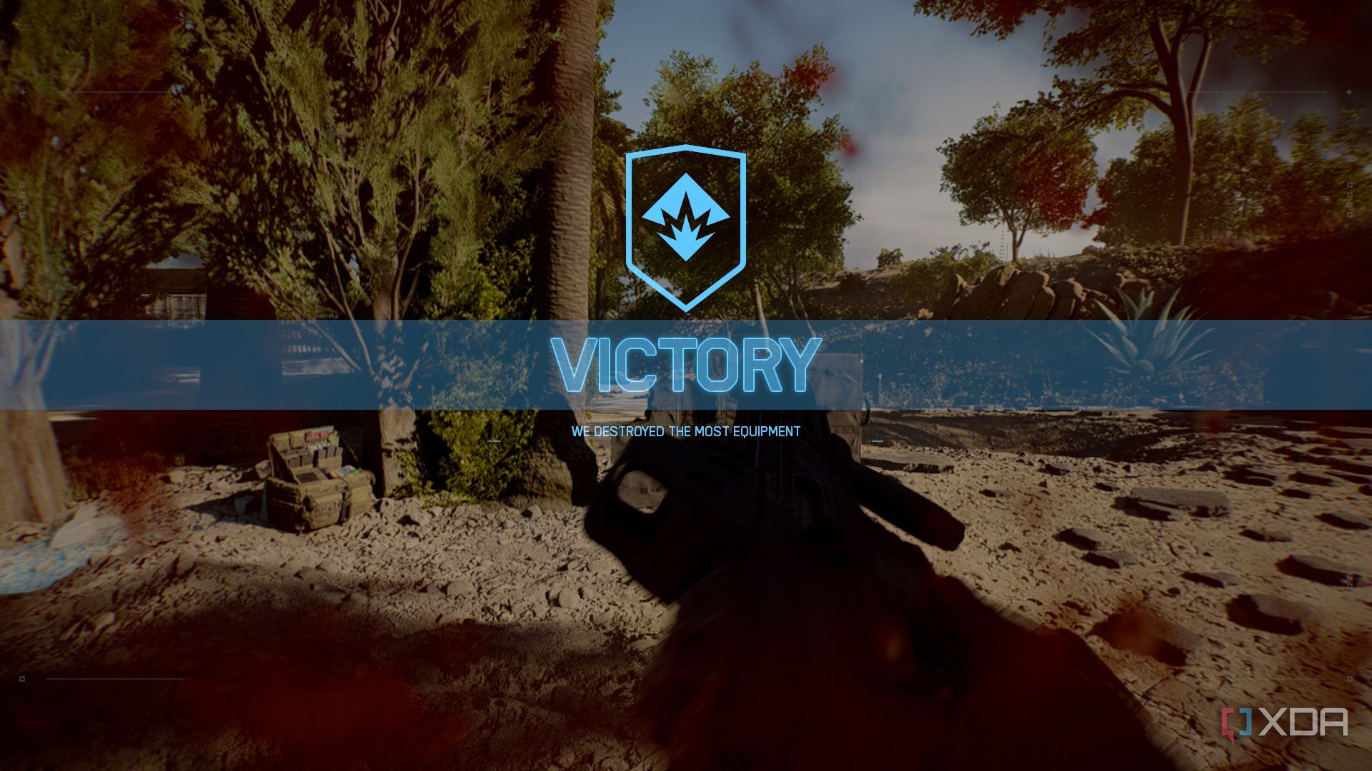 A screenshot of the Sabotage victory screen in Battlefield 6