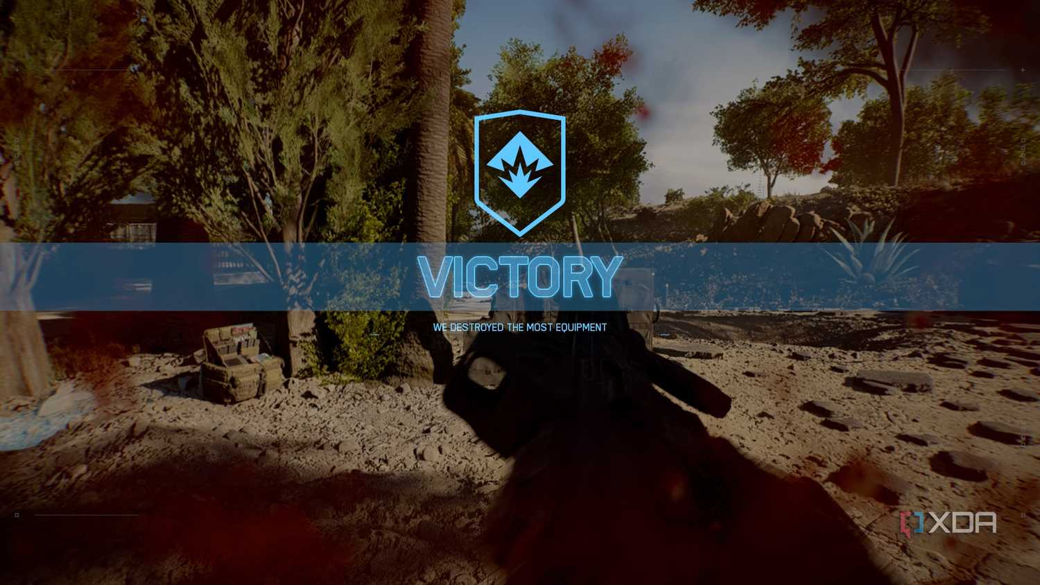 A screenshot of the Sabotage victory screen in Battlefield 6