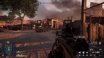 A screenshot of Strikepoint gameplay in the Season 1 content of Battlefield 6