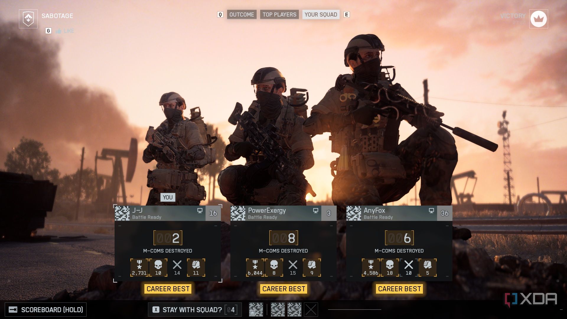 A screenshot of Strikepoint gameplay in the Season 1 content of Battlefield 6