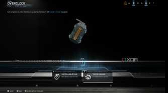 A screenshot of the Overclock system from the multiplayer beta of Call of Duty Black Ops 7