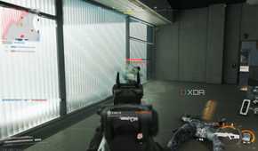 A screenshot of a shootout in the multiplayer beta of Call of Duty Black Ops 7