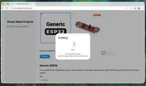 Progress of installing Bluetooth Proxy File on an ESP32 board